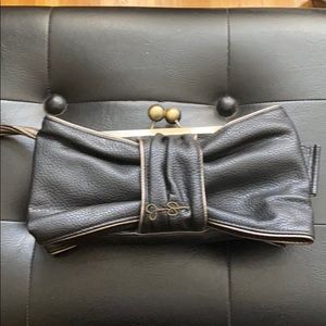 Jessica Simpson bow clutch